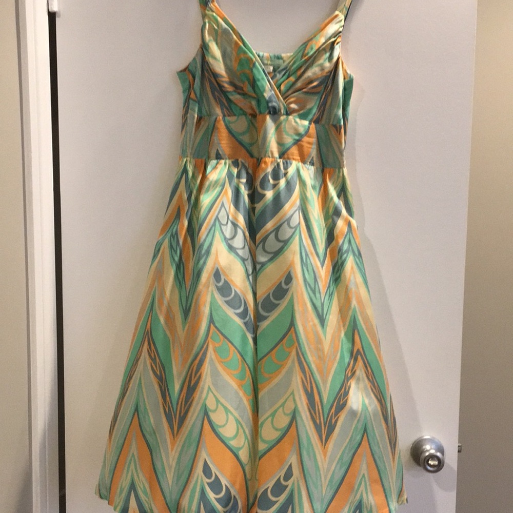 Anthropologie Silk Summer Dress